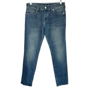 True Religion Mens Rocco Relaxed Skinny Jeans Size 34x31‎ Streetwear Urban